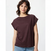 U Linen French Sleeve Relaxed Fit T-Shirt 477967 Japan best brand