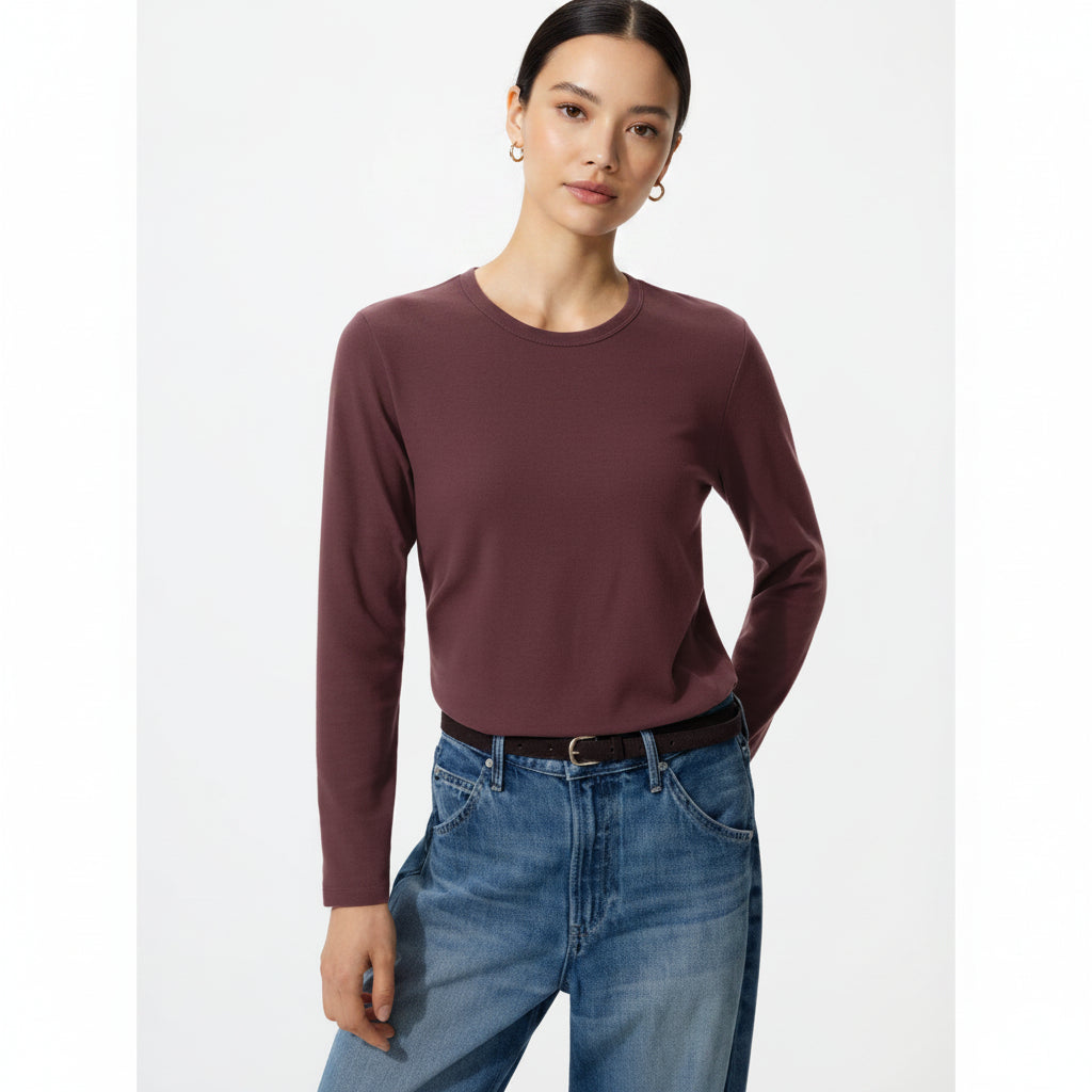 UniQlo Ultra Warm Heattech Cotton Crew Neck T 485833 Japan best brand