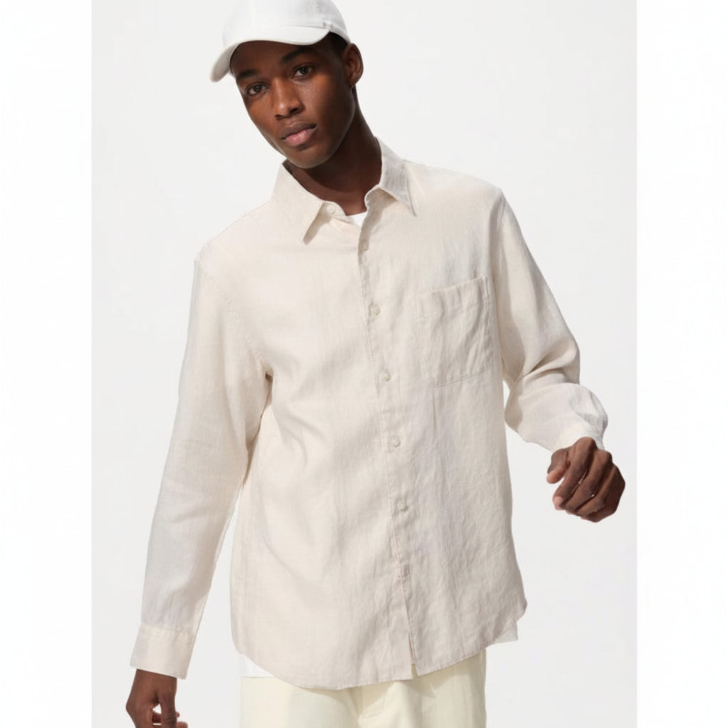 U Premium Linen Shirt 482431 Japan Best Brand