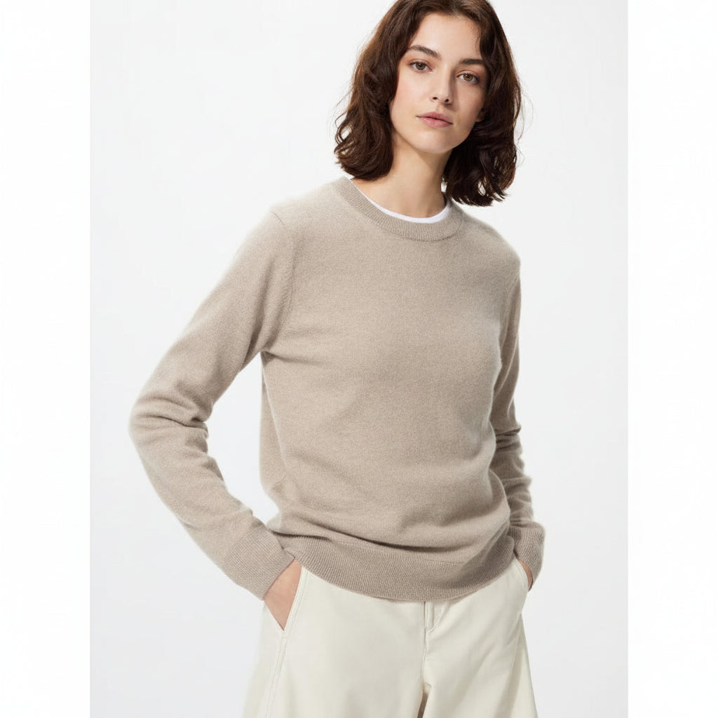 U Cashmere Crew Neck Sweater 485318 Japan best brand