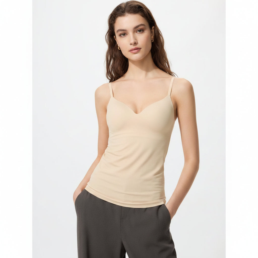 U AIRism Seamless V-Neck Bra Camisole 487178 Japan best brand
