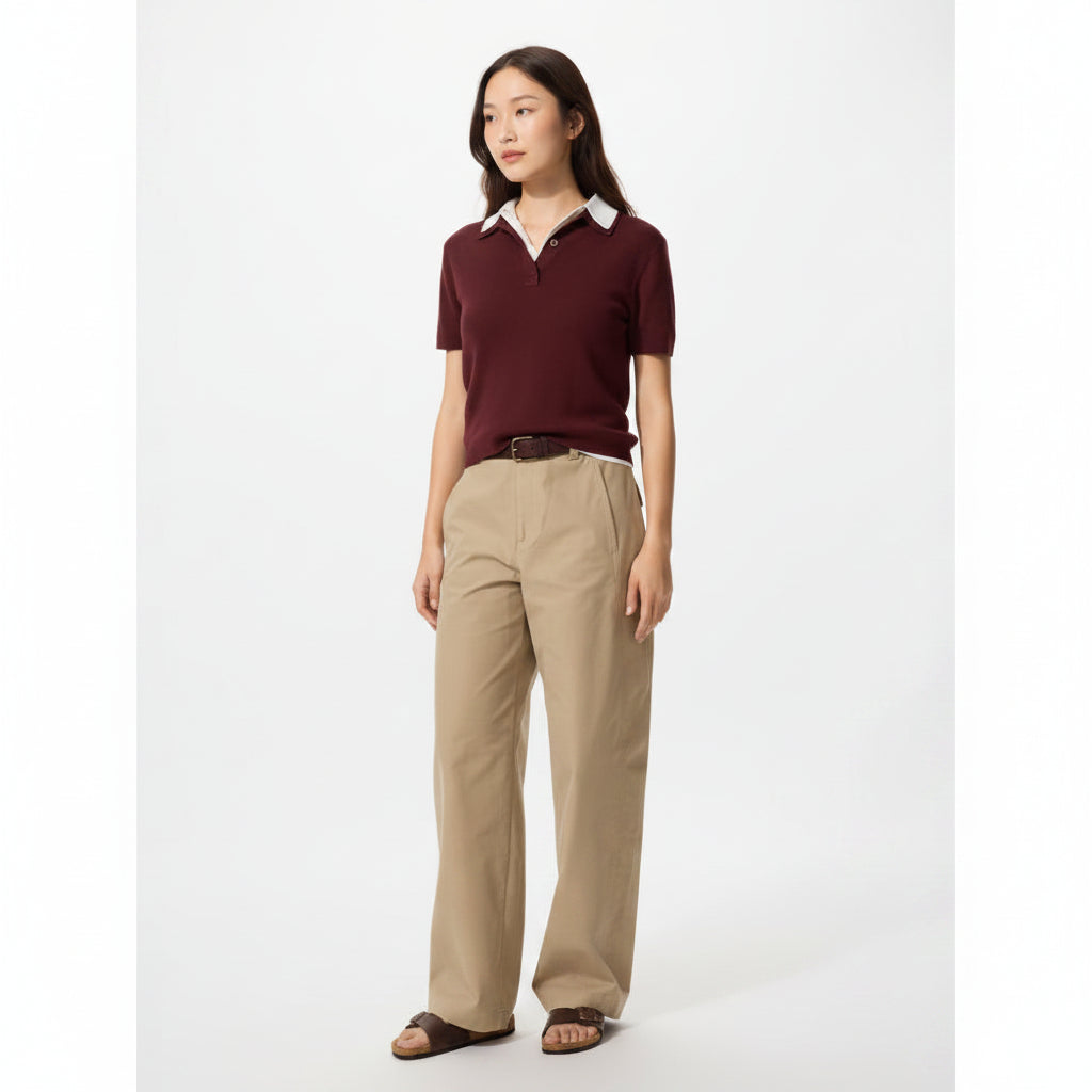 U Jersey Barrel-Leg Pants – Long Length 477345 Japan best brand