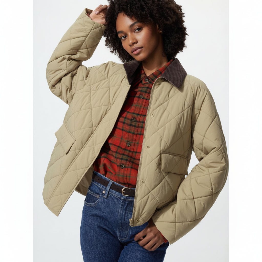 U Padded Utility Short Jacket 487518 Japan best brand