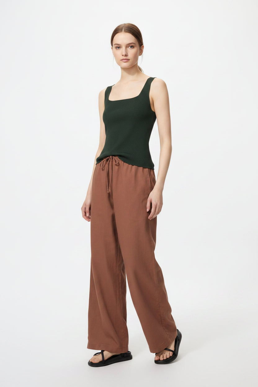 U Linen Blend Easy Pants 473791/482246 Japan best brand