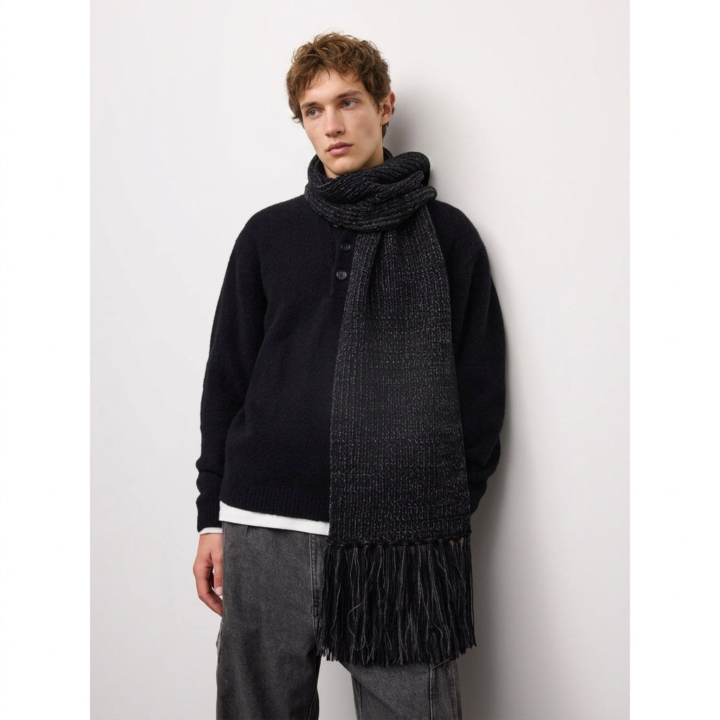 GU Melange Balky Knit Scarf 360903 Japan best brand