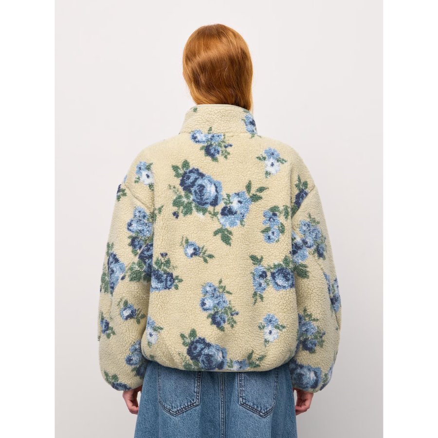 GU Fleece Jacket (Flower) by rokh 361295 Japan best brand