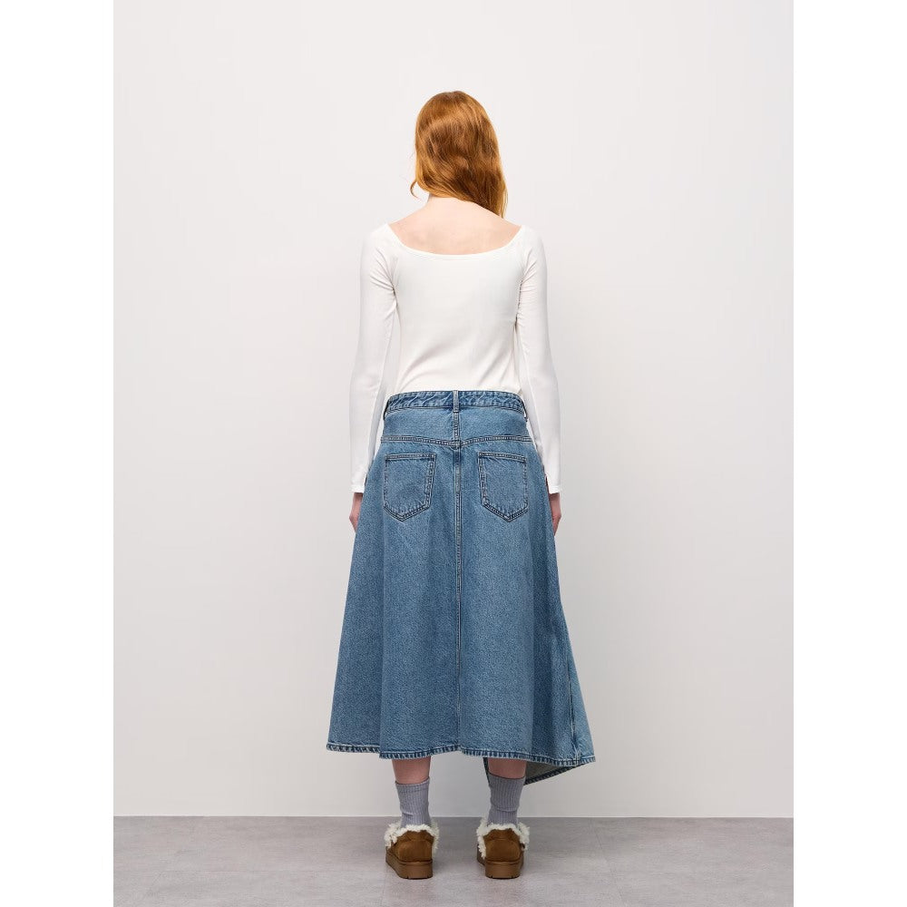 GU Denim Skirt by rokh 362043 Japan best brand