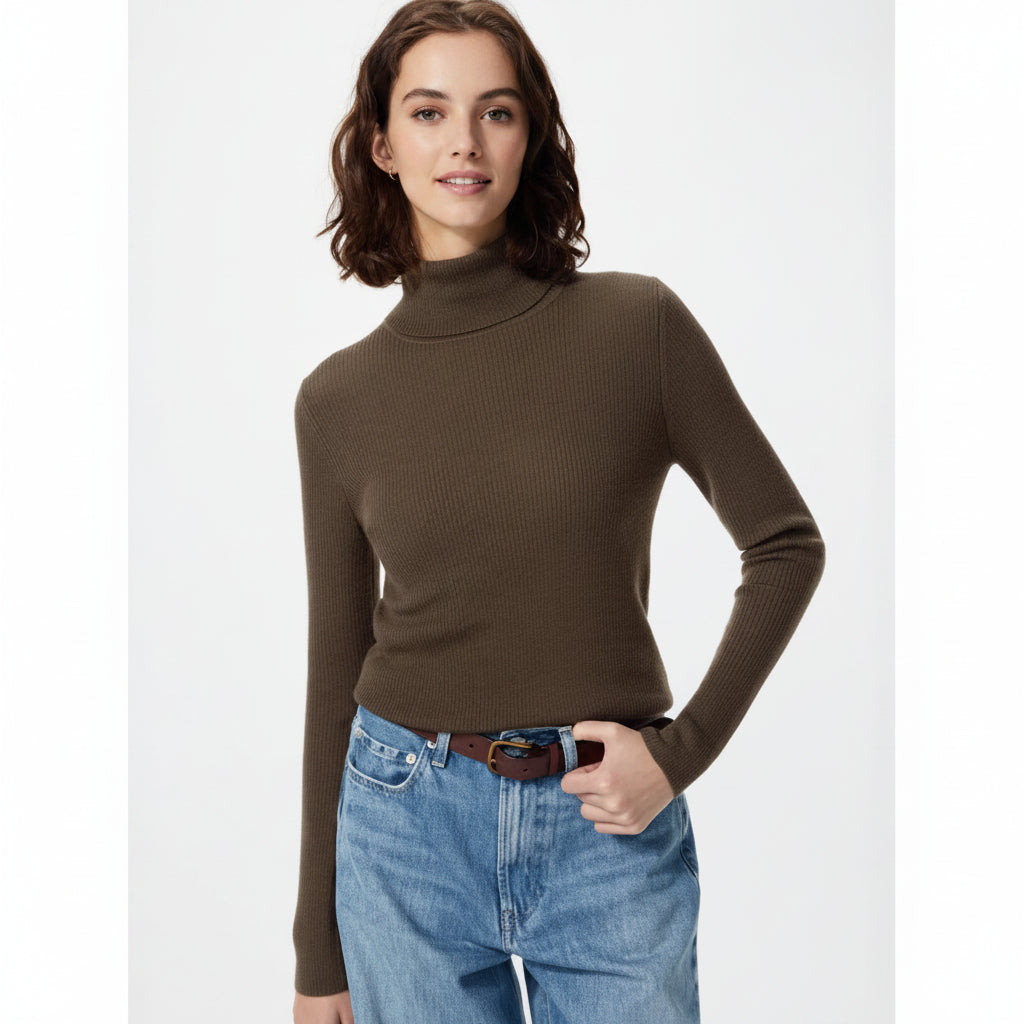 UniQlo Merino Ribbed Turtleneck Sweater 469426 Japan best brand