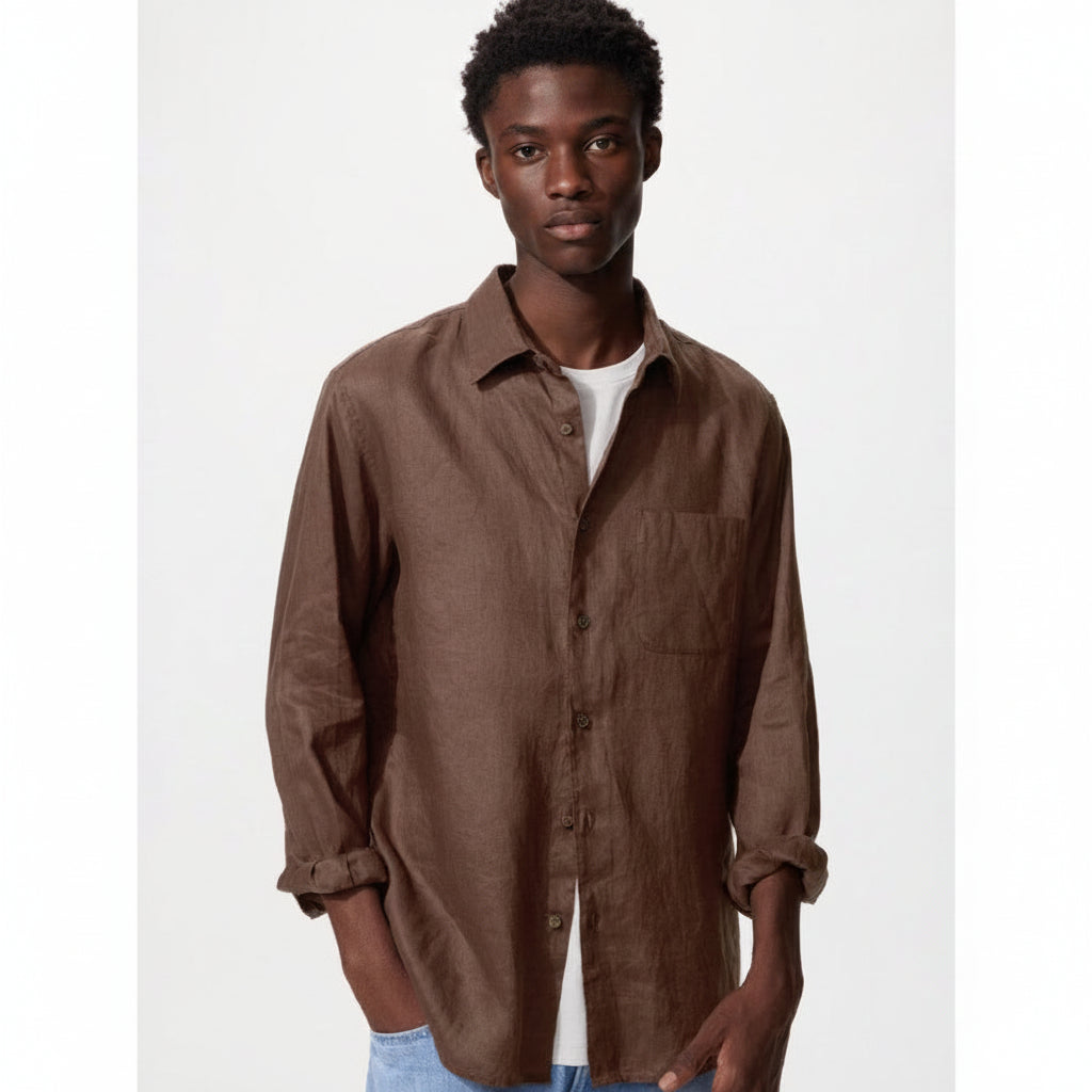 U Premium Linen Shirt 482431 Japan Best Brand