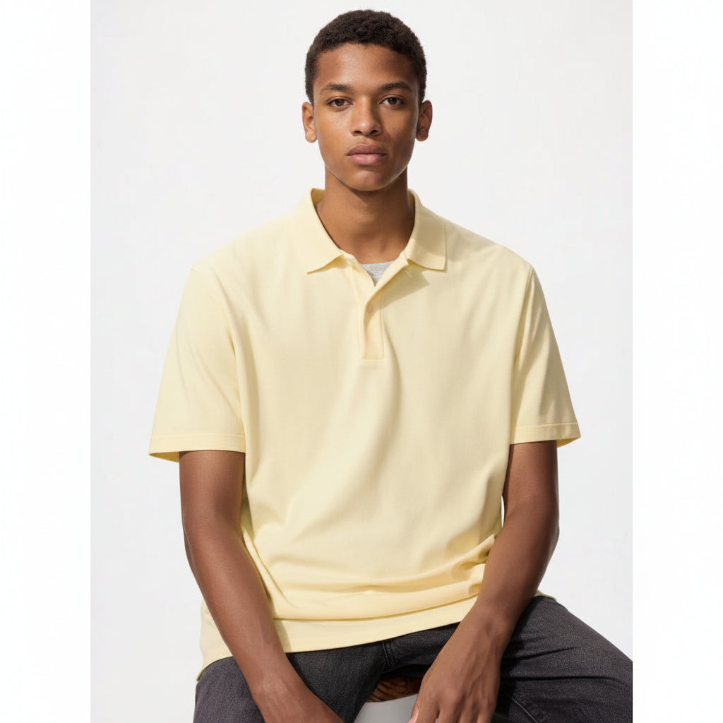 U AIRism Cotton Piqué Polo Shirt 479724 Japan best brand