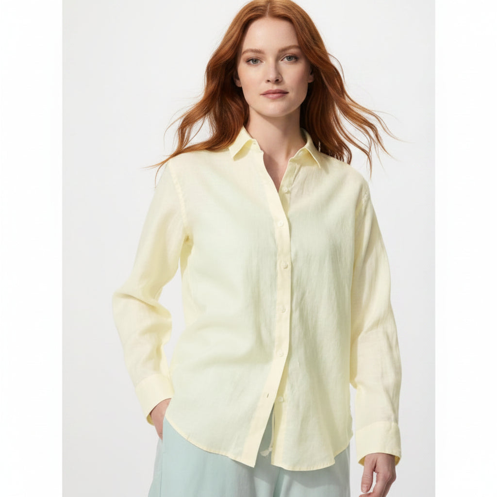 U Premium 100% European Linen Shirt – Relaxed Fit 475647 Japan best brand