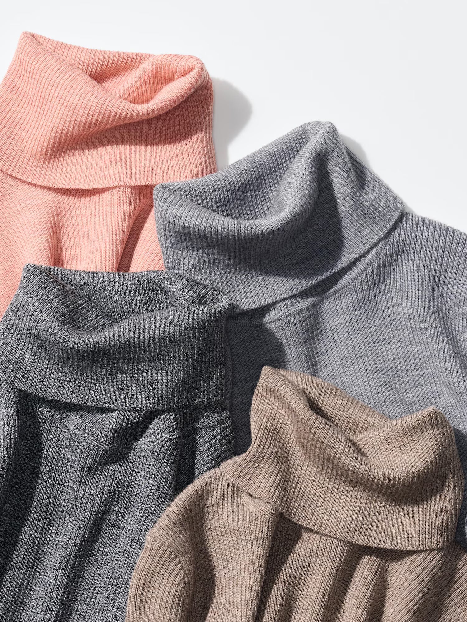 U Merino Ribbed Turtleneck Sweater 469426 Japan best brand