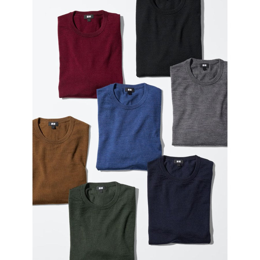 U Merino Crew Neck Sweater 478535 Japan best brand