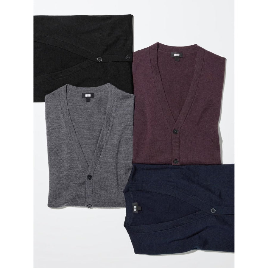U Merino V-Neck Cardigan 478539 Japan best brand