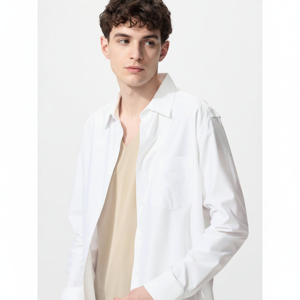 U AIRism Deodorant Mesh V-Neck T-Shirt (Men) 477771 Japan best brand