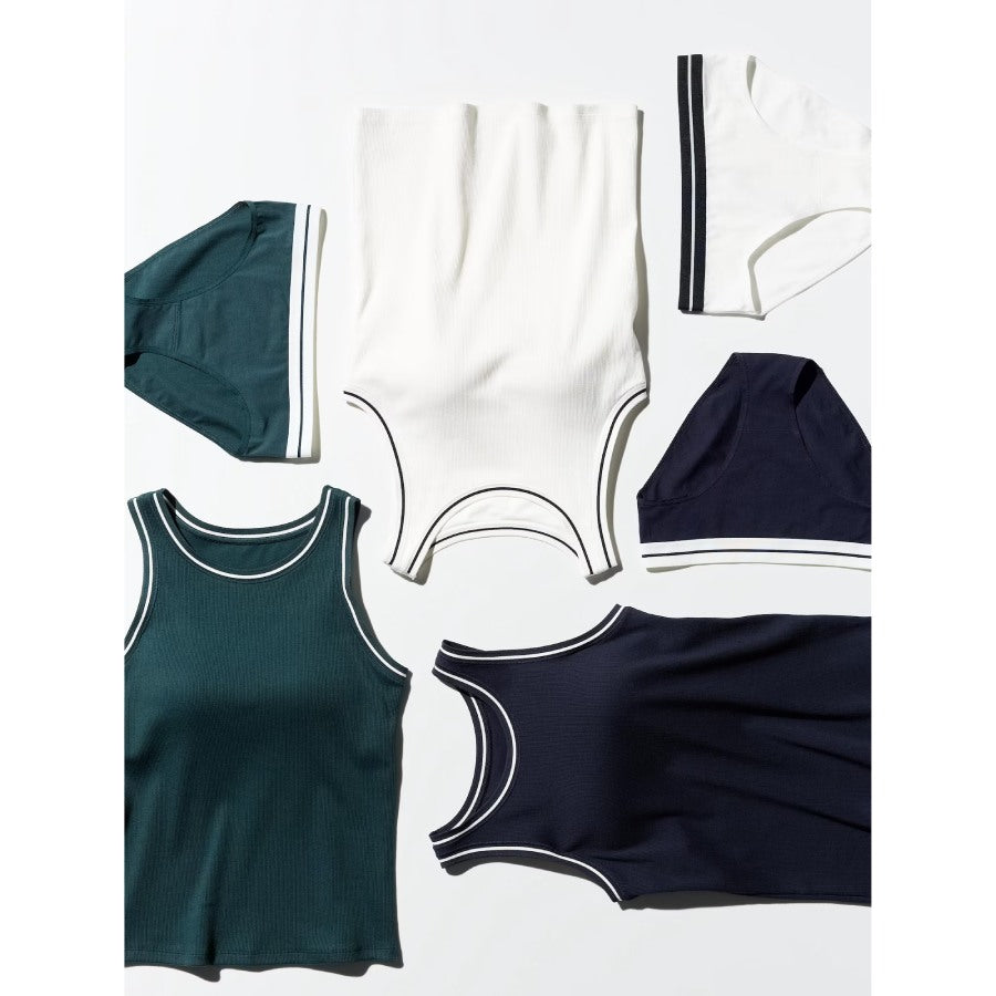 U Rib Bra Top / American Sleeve 473986 Japan best brand