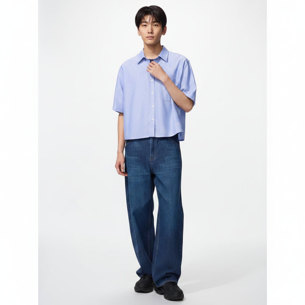 U Baggy Curve Jeans 482280 Japan best brand