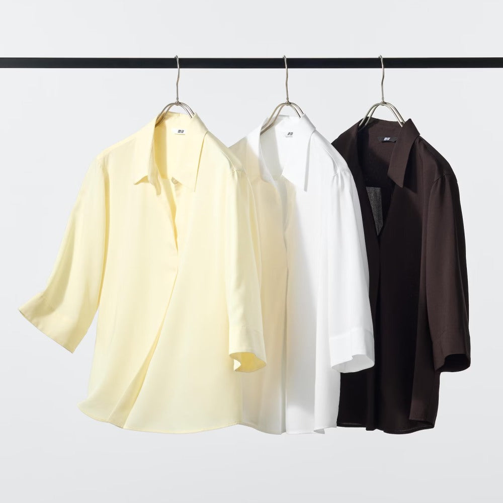 U Rayon Skipper Blouse (3/4 Sleeves) 482824 Japan best brand