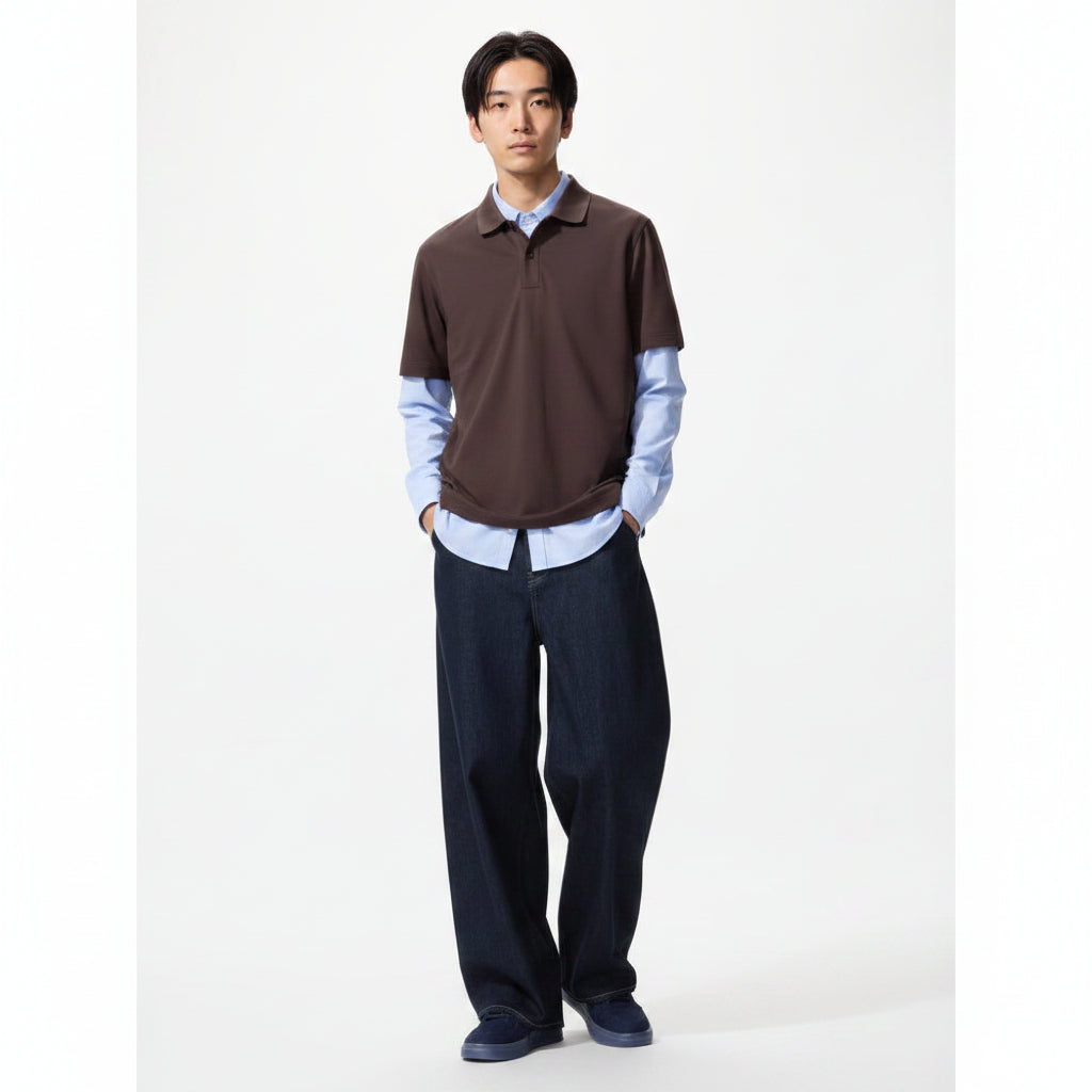 U Baggy Curve Jeans / Short Length 484808 Japan best brand