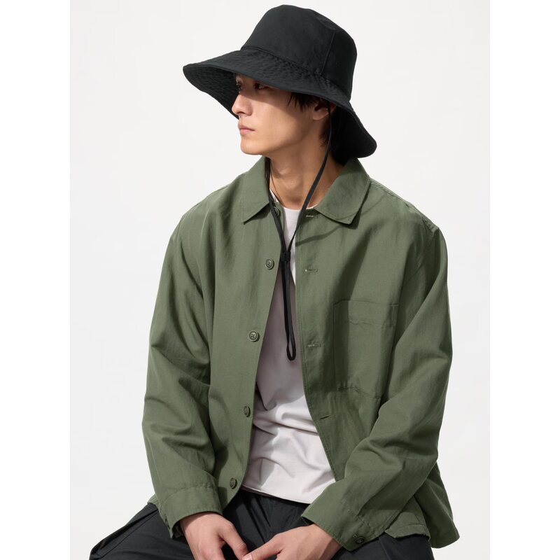 U UV Cut Cotton Linen Wide Brim Hat 482085 Japan Best Brand