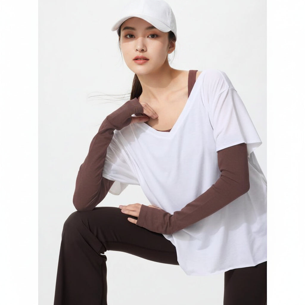 U UV Cut Ribbed Arm Covers 482086 Japan Best Brand