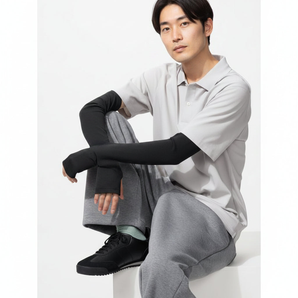 U UV Cut Ribbed Arm Covers 482086 Japan Best Brand