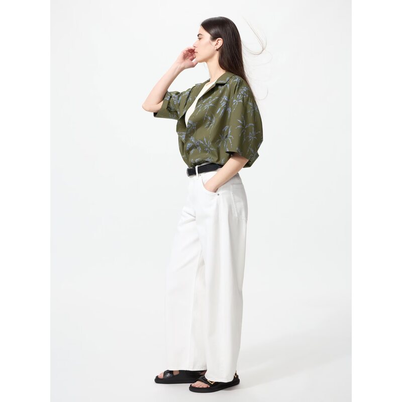 U Open Collar Shirt 482483 Japan best brand