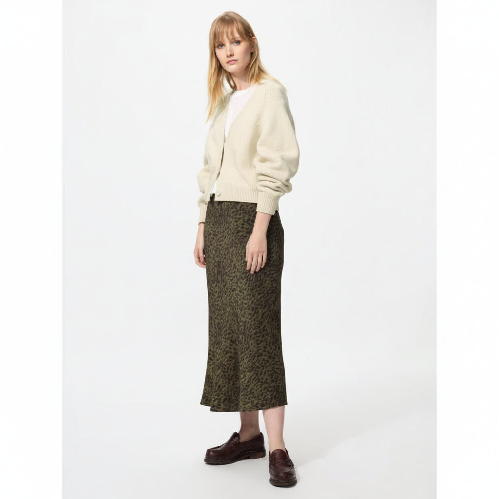 U Rayon Printed Long Skirt 484552 Japan best brand