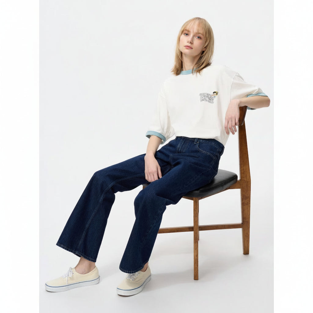 U Magic for All Icons UT Relax Fit Ringer T-Shirt – Pinocchio & Figaro 485482 Japan best brand