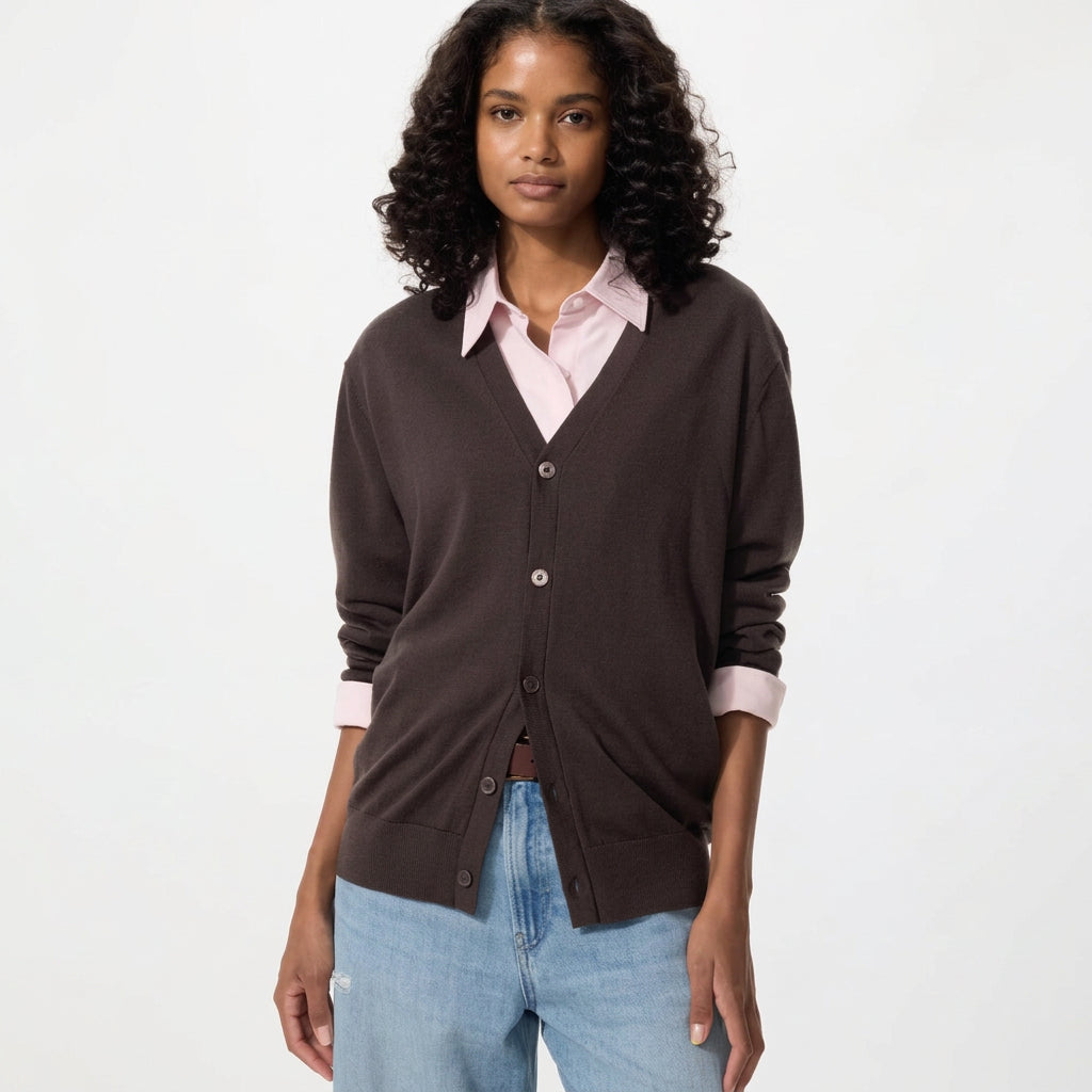 UniQlo Merino V-Neck Cardigan 486067 Japan best brand
