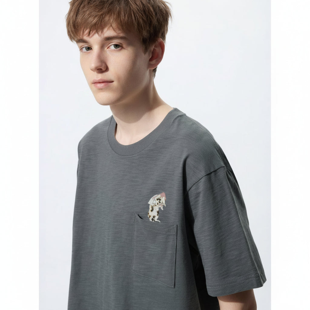 UniQlo Ukiyo-e Black UT – 486146