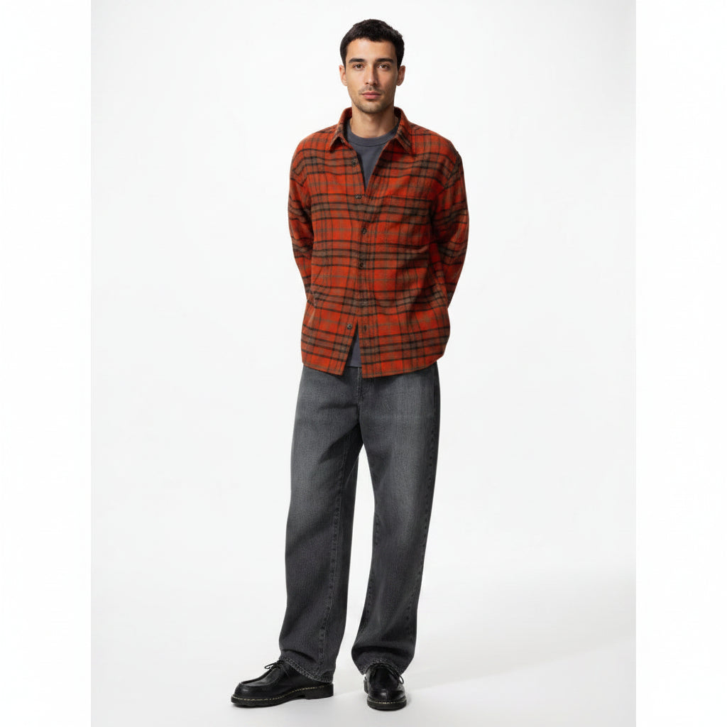 U Flannel Shirt / Tartan Check 486596 Japan best brand