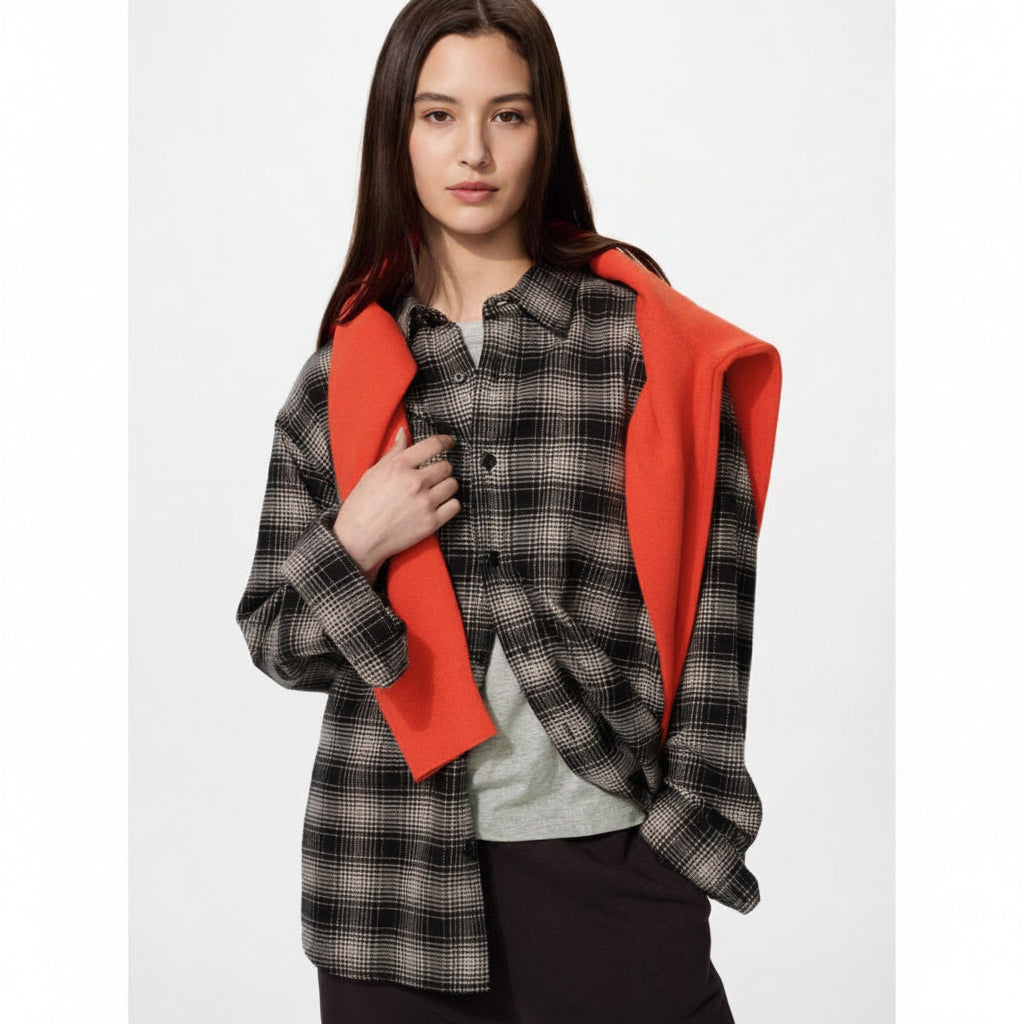 U Flannel Shirt / Ombre Check 486602 Japan best brand