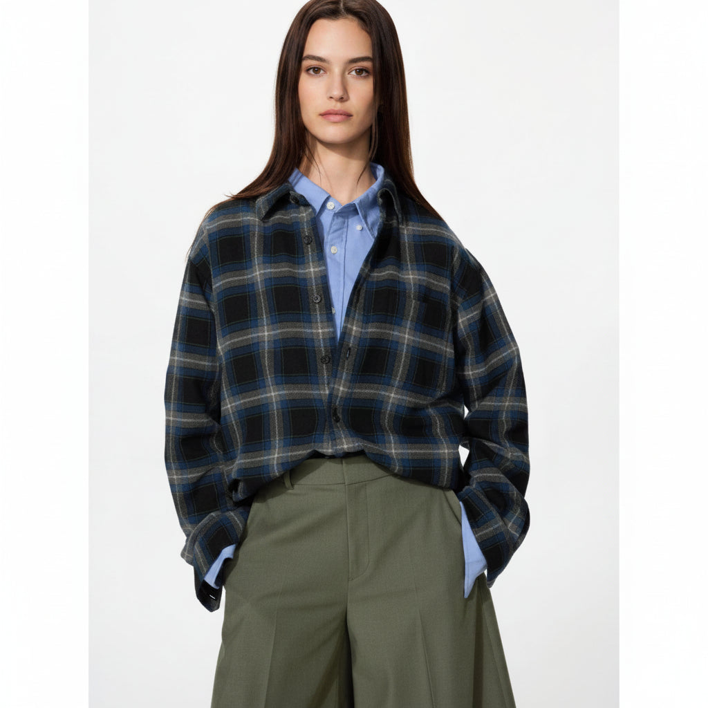 U Flannel Shirt / Tartan Check 486604 Japan best brand