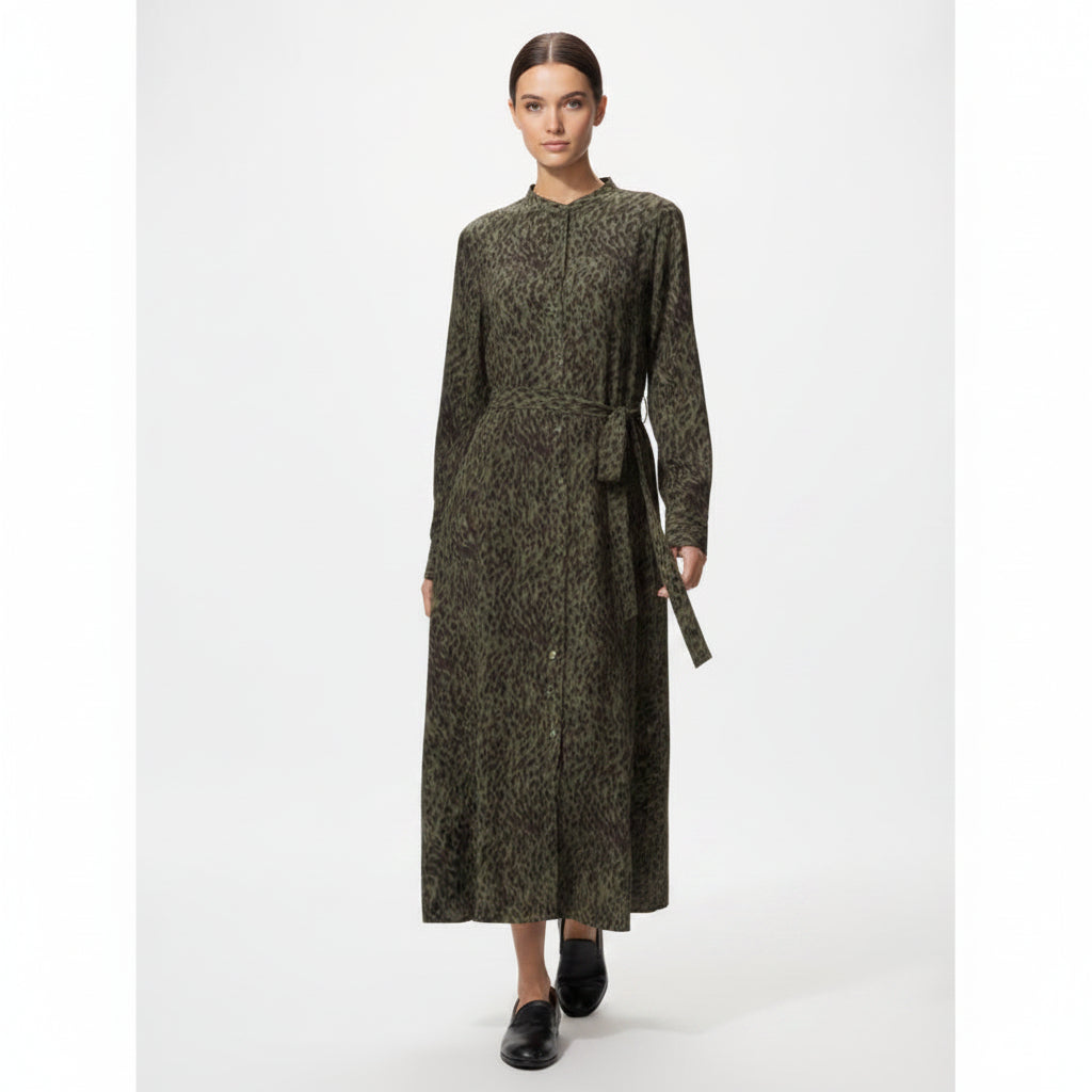 U Rayon Printed Long Dress (Long Sleeve) 487390 Japan best brand