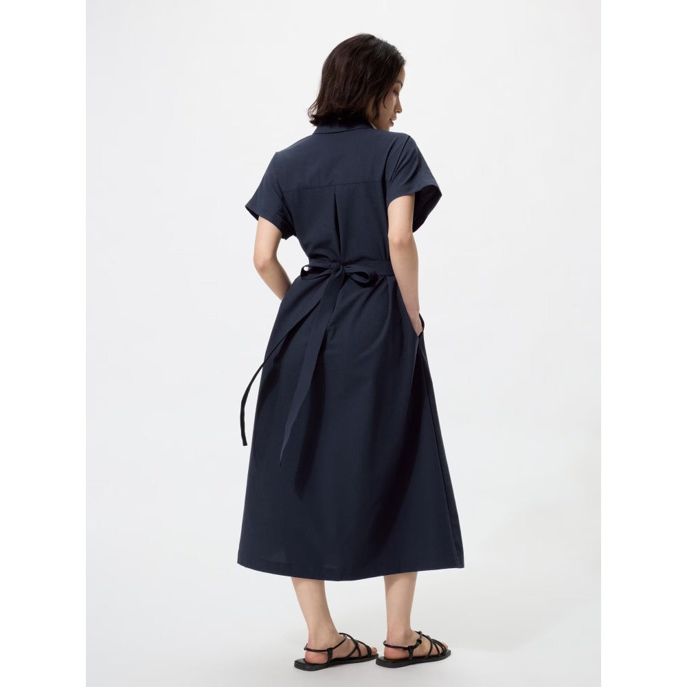 U Seersucker Shirt Dress – Shorter Length 487721 Japan best brand