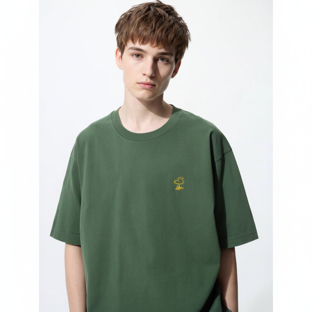 U Peanuts UT Relax Fit T-Shirt – Woodstock 489070 Japan best brand