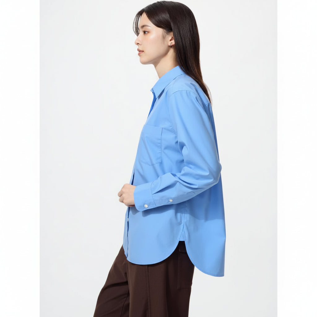 U Cotton Blend Shirt 491293 Japan best brand