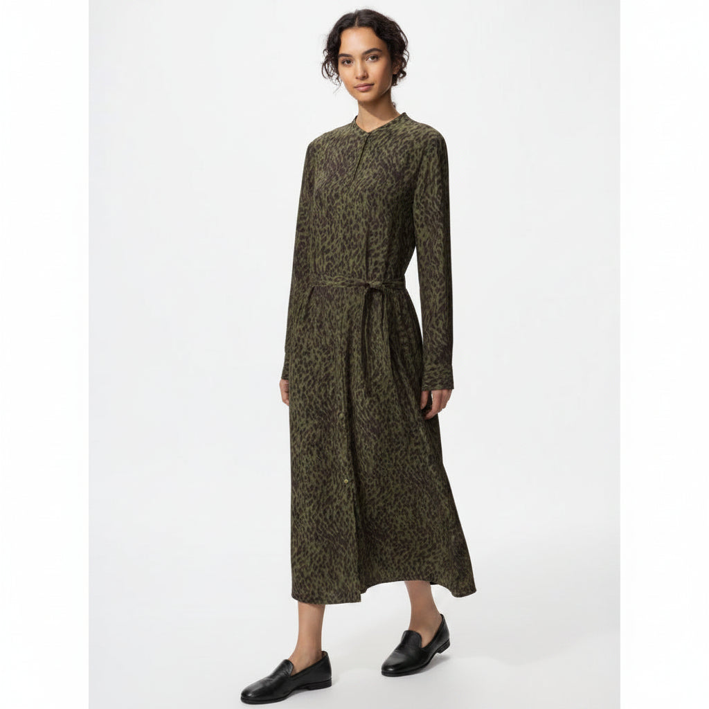 U Rayon Printed Long Dress (Long Sleeve) 487390 Japan best brand