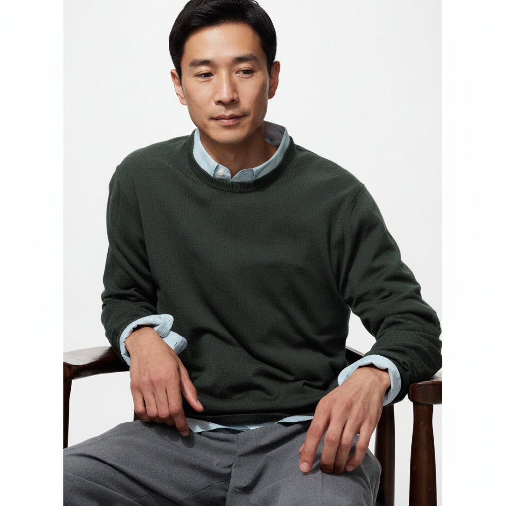U Merino Crew Neck Sweater 478535 Japan best brand