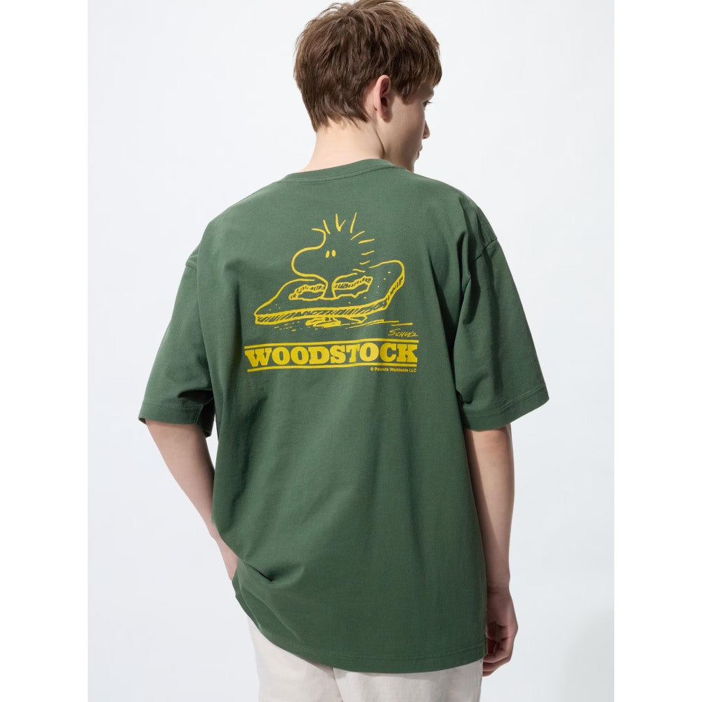 UniQlo Peanuts UT Relax Fit T-Shirt – Woodstock 489070 Japan best brand