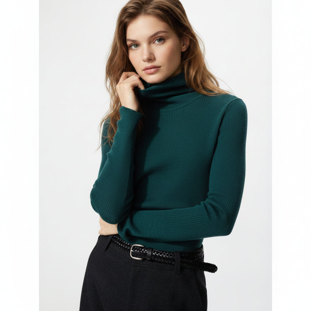 UniQlo Merino Ribbed Turtleneck Sweater 469426 Japan best brand