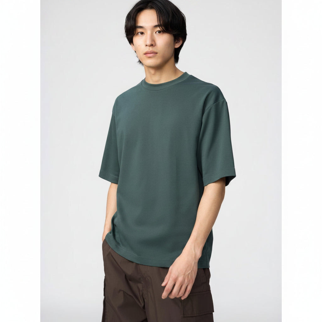U Airism Cotton Oversized T-Shirt / 5-Sleeve 475355/482295 Japan best brand