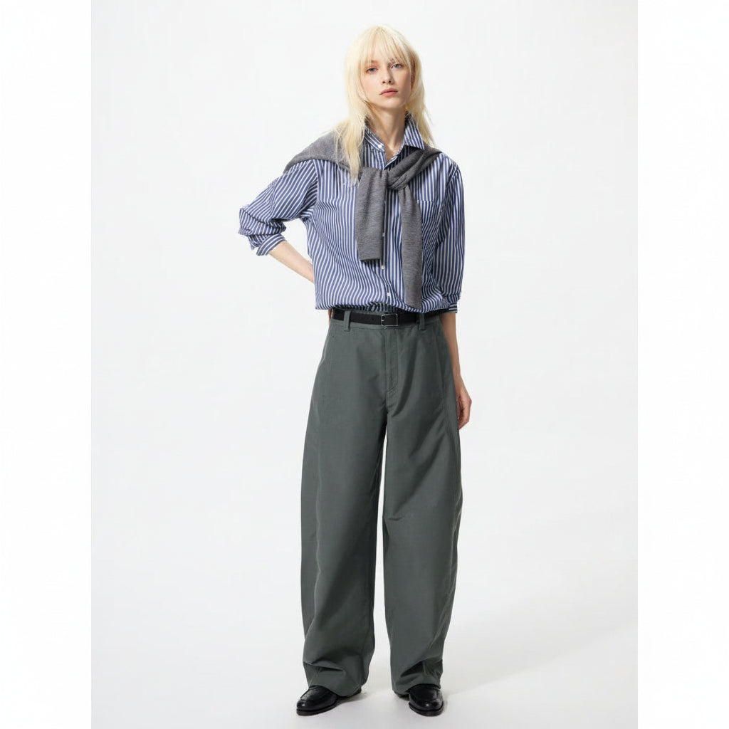 U Jersey Barrel-Leg Pants – Long Length 477345 Japan best brand