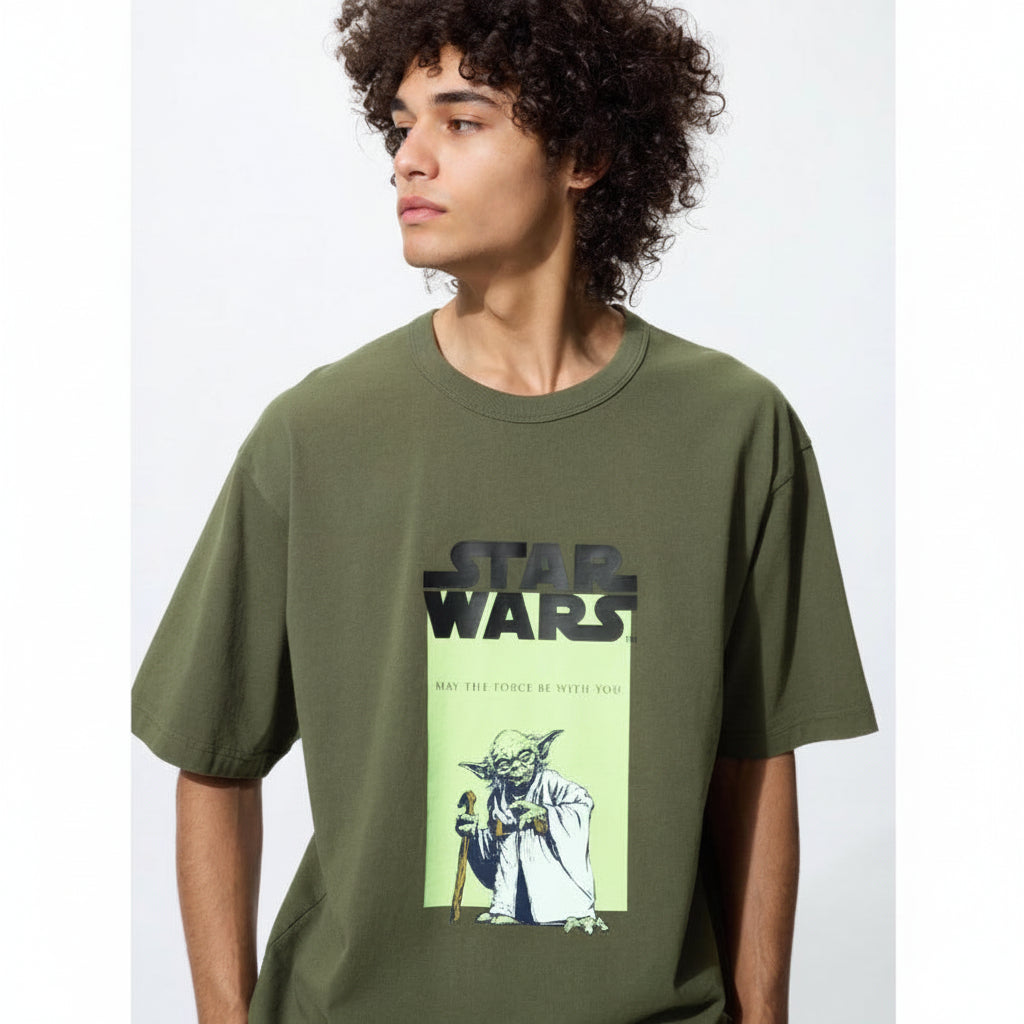 U Magic for All Icons UT Relax Fit T-Shirt – Star Wars Yoda 487466 Japan best brand