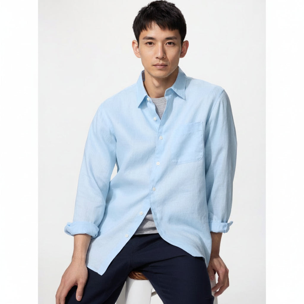 U Premium Linen Shirt 482431 Japan Best Brand