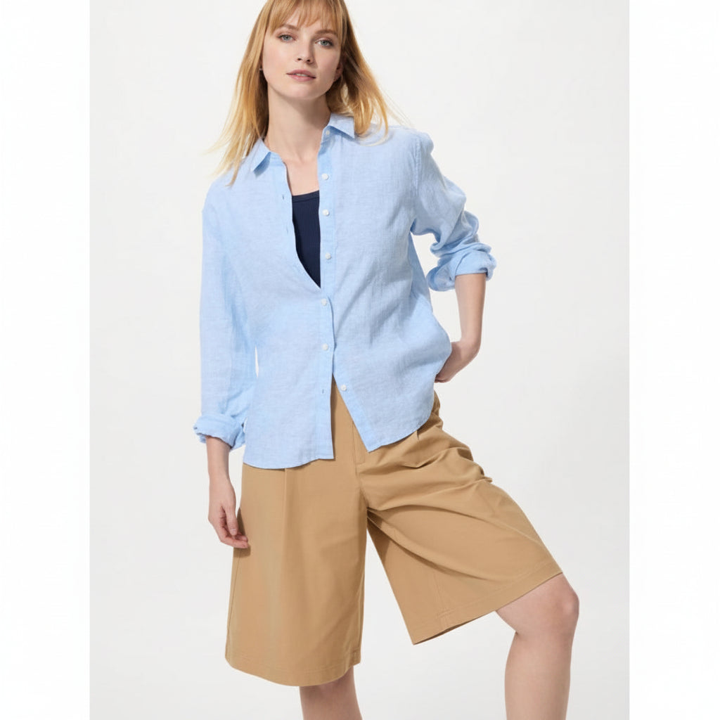 U Premium 100% European Linen Shirt – Relaxed Fit 475647 Japan best brand