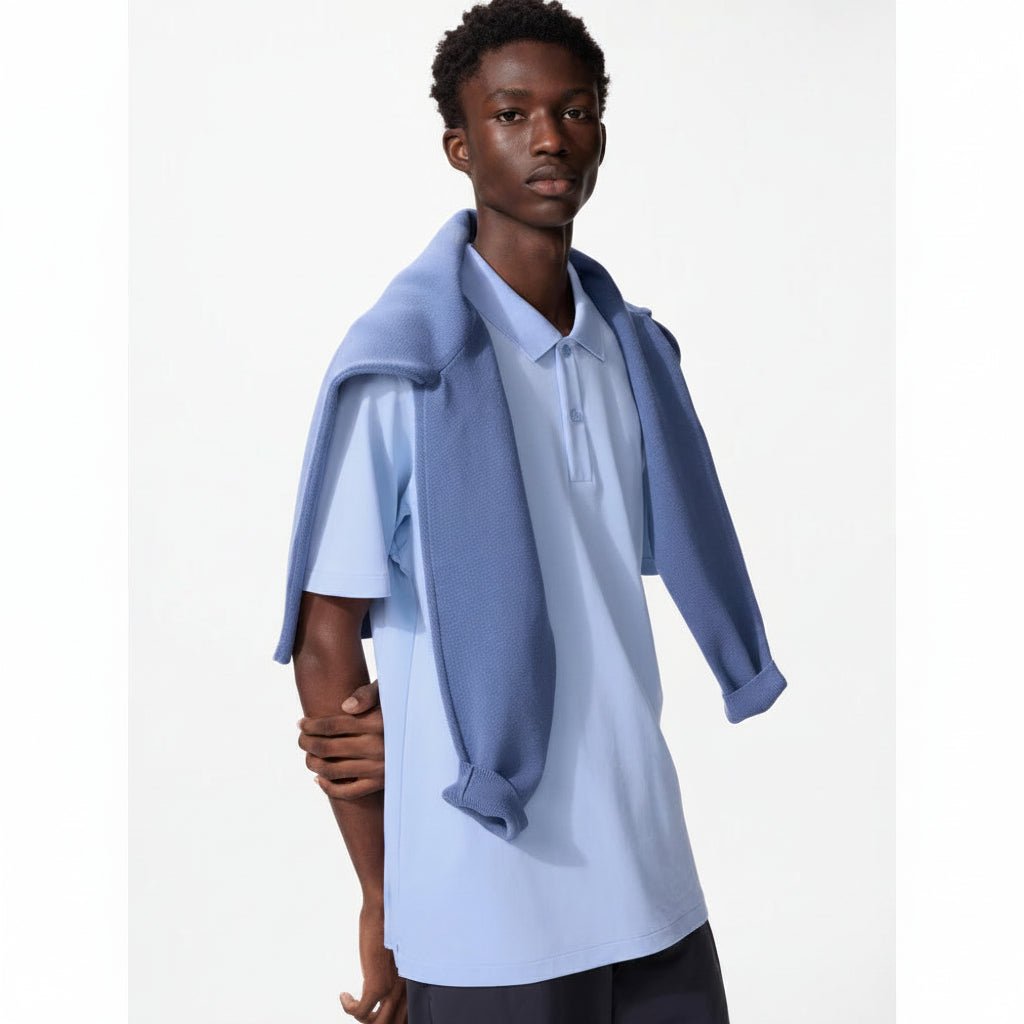 U AIRism Cotton Piqué Polo Shirt 479724 Japan best brand