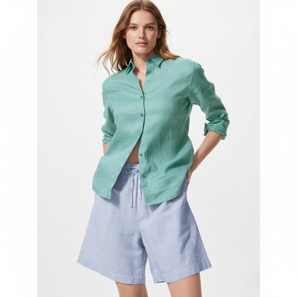 U Linen Blend Easy Short Pants 485575 Japan best brand Uniqlo