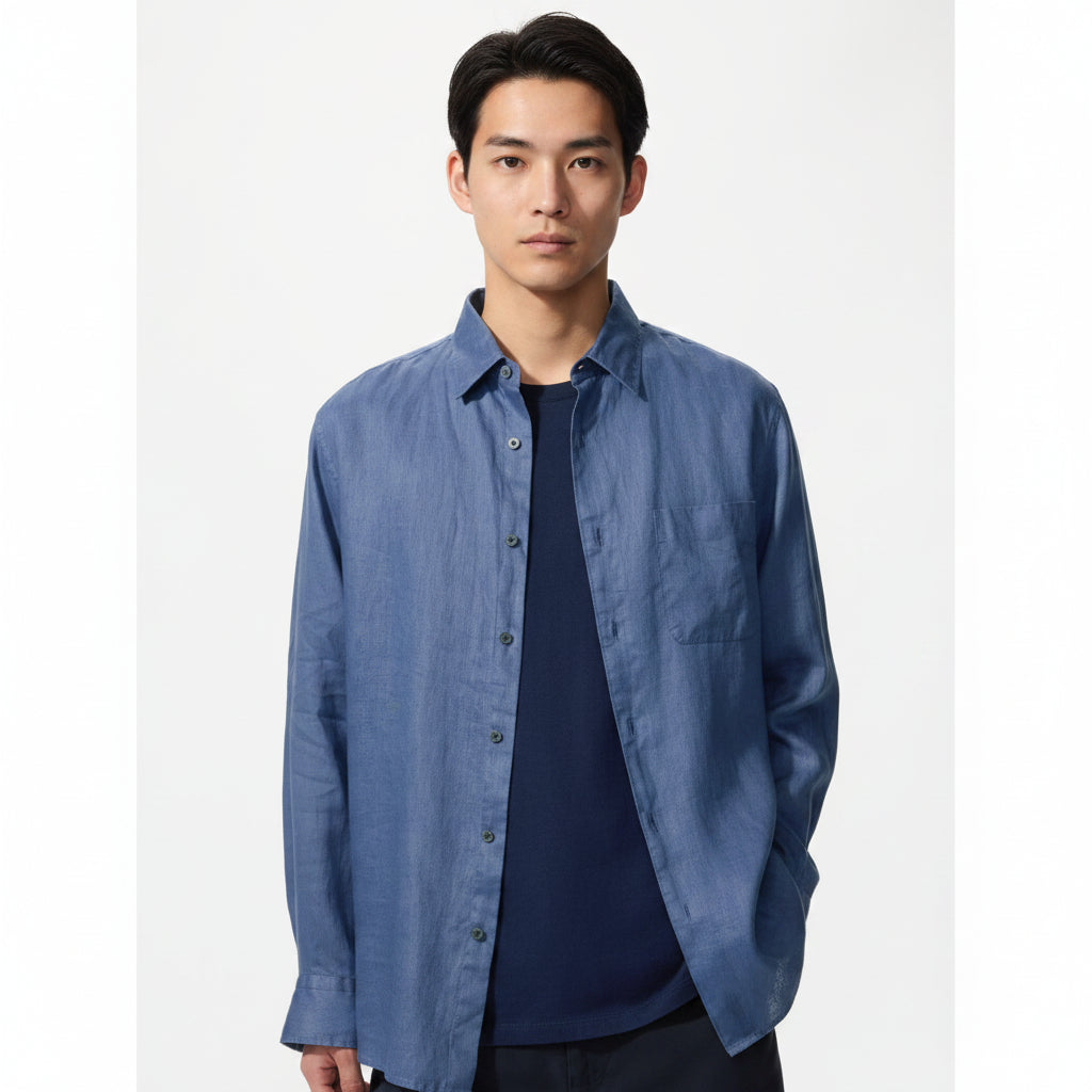 U Premium Linen Shirt 482431 Japan Best Brand